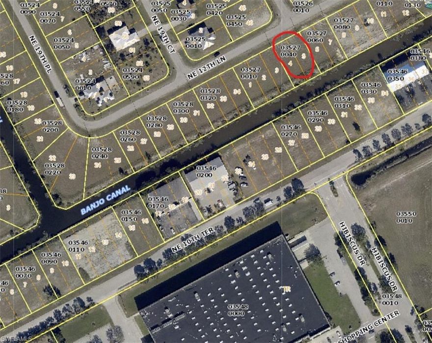 Fabulous opportunity to purchase this canal front lot that is private yet near other recently built homes.  Quiet area of the Cape while still being close to everything you could need.