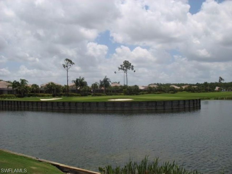 MINT CONDITION TURNKEY carriage home with 1 car garage in Ft. Myers, Colonial Country Club. Your own private community pool and spa only steps away. This community is the BEST COUNTRY CLUB VALUE in SW Florida. GOLF MEMBERSHIP INCLUDED...TROON MANAGED (ONE OF ONLY 4 IN FLORIDA), along with all the other amenities of a WORLD CLASS recreational and social facility.  THIS HOME HAS A GORGEOUS LAKE VIEW FROM THE BREAKFAST ROOM, FAMILY ROOM AND MASTER BEDROOM AND LANAI. CUSTOM PAINTED and PROFESSIONALLY DECORATED. Tray ceilings in the dining room, tile floors, corian counters...brand new water heater, refrigerator, dish washer, garbage disposal, microwave, 5 upgraded Hunter ceiling fans, new shelves in garage for storage, all trim repainted as well as both bathrooms.