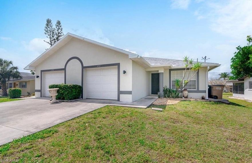 Well-maintained income-producing duplex located just off Cape Coral Parkway in a quiet, established neighborhood with exceptional walk ability. Both units are currently rented to long-term tenants with strong payment history: Unit 4934 at $1,850/month and Unit 4932 at $1,800/month.

Property features include a newer roof (2022), newer hot water heaters, well-maintained HVAC systems, attached garages (one per unit), and a mostly fenced rear patio area providing privacy for tenants. Elevated site with no flood history reported. Centrally located near Cape Coral Parkway with quick access to dining, shopping, events, and local amenities. DO NOT DISTURB TENANTS UNDER ANY CIRCUMSTANCES. Drive-by only. No walking the property. No tenant contact. No exceptions. Interior access and inspections allowed only during due diligence period after executed contract. Agent is owner and will accompany all approved inspections. 

This is a stabilized asset in a highly desirable micro-location within Cape Coral making it ideal for investors.