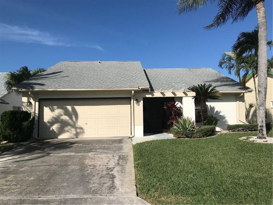 Gated community in exceptional location within an exceptional location. extensive wide open views from the rear of this home offers total privacy. Conveniently located close to beaches, shopping, restaurants, and hospital. Vaulted ceilings, electric hurricane shutters, enclosed lanai/family room, and a 2 car garage. Amenities include pools, hot tub/spa, tennis, shuffleboard, bocce,and pickleball. Clubhouse has billiards, ping pong, fitness room, library, and many planned activities. A must see!