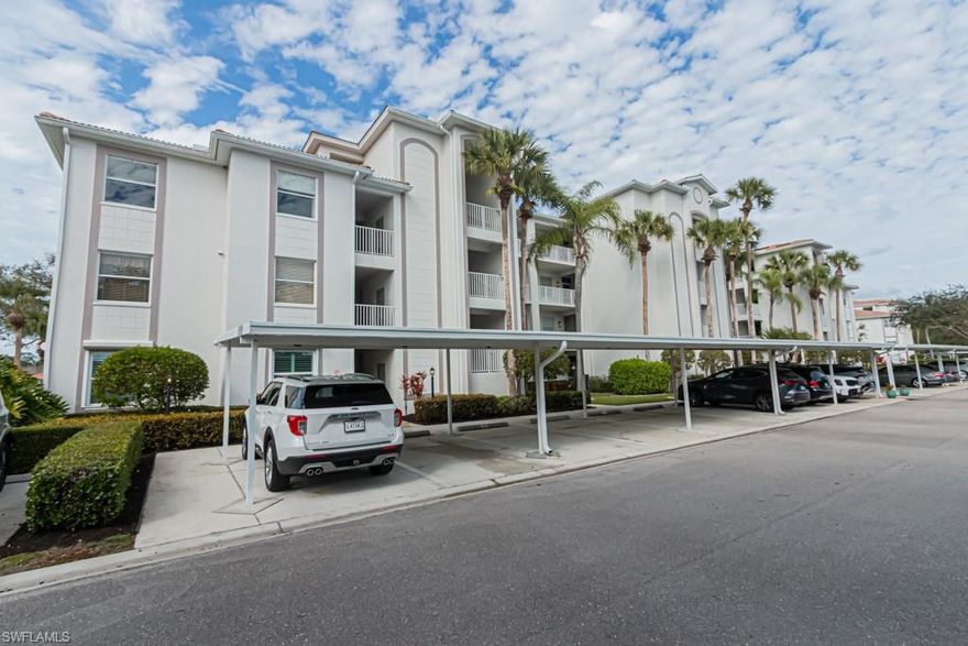 Wonderful second floor golf course views for this 2 bedroom 2 bath Arbor Lakes condo in Naples Heritage. Bundled golf course membership included to 18 hole Championship golf course. State of the art fitness center newly built.Other amenities include pickle ball, tennis and bocce ball. Also included are extra storage closet and covered carport space. Ideally located just a short drive to downtown Naples and Gulf Beaches.