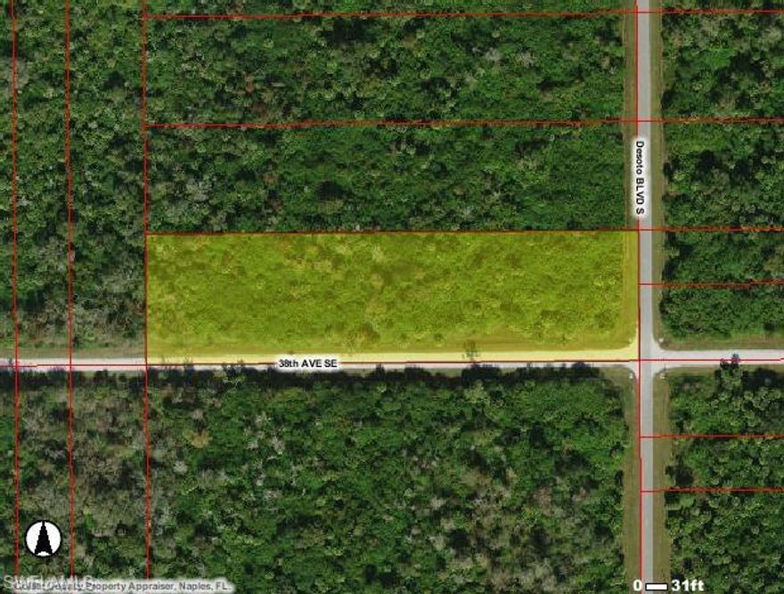 On Desotoo Blvd. NW corner of 38th AVE SE and Desoto Blvd S. Has electric