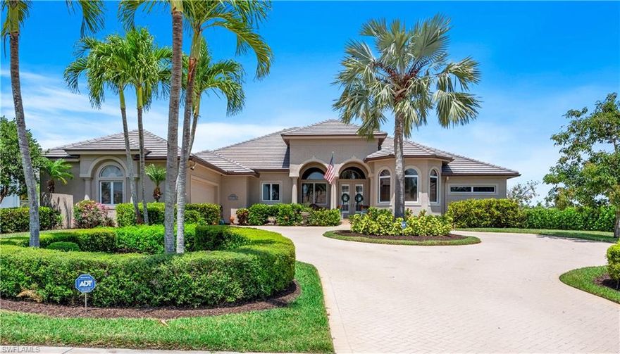 Beautiful waterfront home located on prestigious Caxambas CT in the heart of the Marco Island Estates. Enjoy wide panoramic views of Frederick's Bay from the moment you step inside. New impact glass sliders (2021), updated screened lanai area with custom heated pool and spa, perfect for entertaining. This gorgeous custom built Estates home features a split floor plan with 3 bedrooms plus office/den, and 3.5 baths. In addition, there are many upgrades such as high volume ceilings, new roof (2020), large gourmet kitchen with custom cabinetry, Thermador stainless steel appliances with gas stove, Viking wine cooler, two ovens, and stunning walk-in pantry. Primary Bedroom Suite with sitting area offers two walk-in closets, and updated master bathroom with a new dual sink granite countertop, jetted tub, and walk-in shower. Quick deep water direct access, safe protected harbor for your boat or yacht, only minutes away from Caxambas Pass and the Gulf of Mexico. Take advantage of this opportunity to live and invest in the Marco Island Estates neighborhood. Great fishing, boating, and enjoy watching dolphins and manatees swim by from your lanai. Make this your home in paradise.