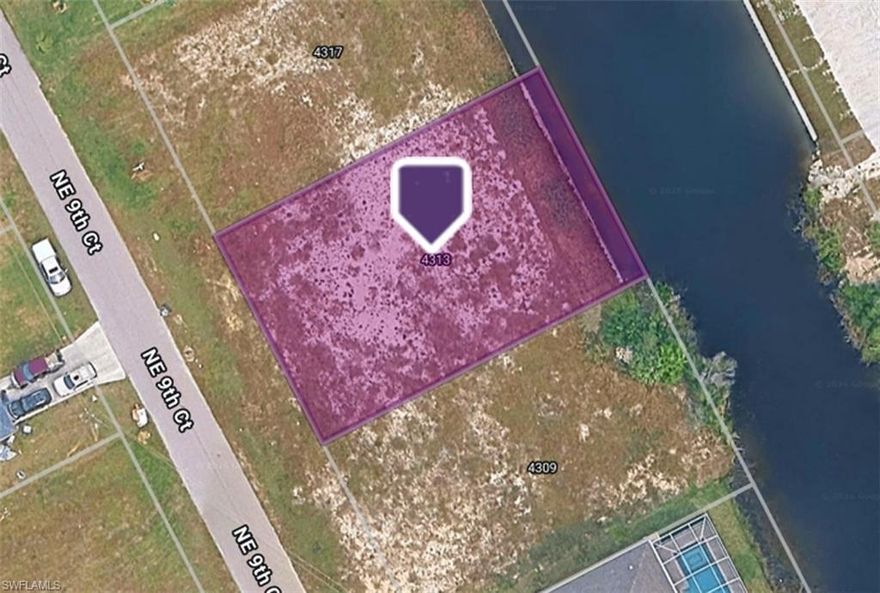 Freshwater canal lot in NE Cape Coral with concrete seawall already in place. Excellent opportunity to build your dream home on a vacant residential waterfront parcel in a growing Cape Coral location. Enjoy canal views and the appeal of Florida waterfront living. Buyer to verify utility availability, assessments, and all property details.