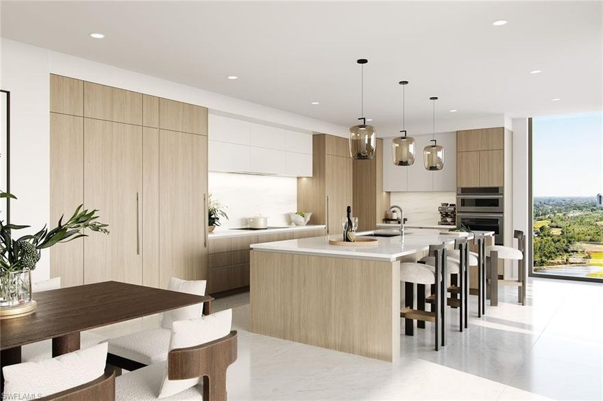 The Island at West Bay is a landmark residential offering rising above Estero Bay, featuring 86 expansive corner residences, with only four homes on each floor. Every residence is thoughtfully designed to highlight sweeping views of the Gulf and the surrounding nature preserve, offering a rare combination of privacy, space and natural beauty. Spacious, modern interiors embrace the essence of coastal elegance, featuring glass-railed terraces, chef-inspired kitchens and indulgent owner’s suites with spa-like bath retreats. Seamless indoor-outdoor living invites residents to experience the tranquility and grandeur of waterfront life. Owners will enjoy a curated collection of resort-style amenities, including a private beach club, a rooftop retreat designed for relaxation and social gatherings, and access to championship golf that complements the active lifestyle in West Bay. As the final neighborhood within the prestigious West Bay Club, this exclusive enclave is brought to you by Kolter Urban, a leader in luxury development across Florida, in collaboration with the acclaimed architectural firm Garcia Stromberg.