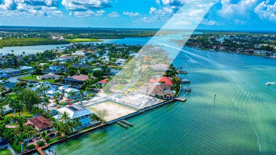RARE OPPORTUNITY! Build your dream home one of the largest and most desirable lots in Royal Harbor! One of the few remaining bay front lots showcasing wide-water views and quick, direct access to the Gulf of Mexico.  Ideally located just minutes from 5th Ave. South's and 3rd St. South's fine dining, world-class shopping, entertainment and white sand beaches.