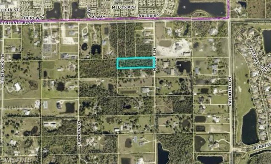 A rare find of 2.412 Acres CLEARED and READY for your new home. NO WETLANDS NO FLOOD ZONE! Private street with no HOA fees, providing you an opportunity for a peaceful quiet lifestyle. Located off of Daniels Parkway tucked away in one of Fort Myers best kept secrets. It feels like you're in the middle of nowhere, yet you're centrally located to it all! 5 minutes to shopping and dining. 5 minutes to 1-75. 10-15 minutes to the airport. 5 minute walk to Southern Fresh Farms where you can buy fresh produce, grab a burger or microbrew on tap, and let the kids meet the farm animals.
This parcel surrounded by luxury homes and upscale communities. There are not many lots of this size left in this incredible area, secure now and build your custom dream home.