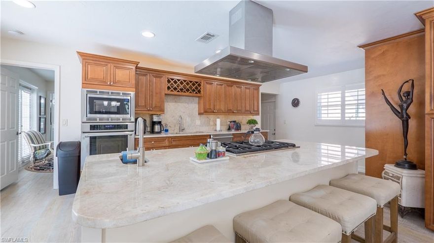 Multiple offers-Highest and Best due by 2/4/2022 at 10:00am.This  home is located in the highly desirable unique community in Heritage Pines Subdivision  of Heritage Farms boasting of approx 2,434 sq.ft. of open space & sits on a lot of almost 1 acre (approx.0.96 of an acre) Large spaces prepared to grow your own vegetables & more. Mango, Citrus, trees, 15 oak trees frame one side & front of property &  mature Eureka palms on other side. Spacious living areas including wood burning fireplace framed by Stone &  Granite hearth, Roomy bedrooms with ample closet space. Well appointed with meticulous attention to the remodeled kitchen, featuring a spacious Island with prep sink, Thermador appliances, 6 burner propane gas stove, quartz countertops, ample cabinetry, this is the Cooks kitchen you have been looking for. Newer Cortex Grand Oak flooring except in bathrooms, Exterior freshly painted, New gutters, Whole house Solar system, Generator runs on propane, 800 gallon tank for whole house reverse osmosis system, Newer windows(approx 4 years ago), New Roof 2018, Salt Water pool, Relax on the expansive patio overlooking the pool & spa. Centrally located near beaches, shopping & much more