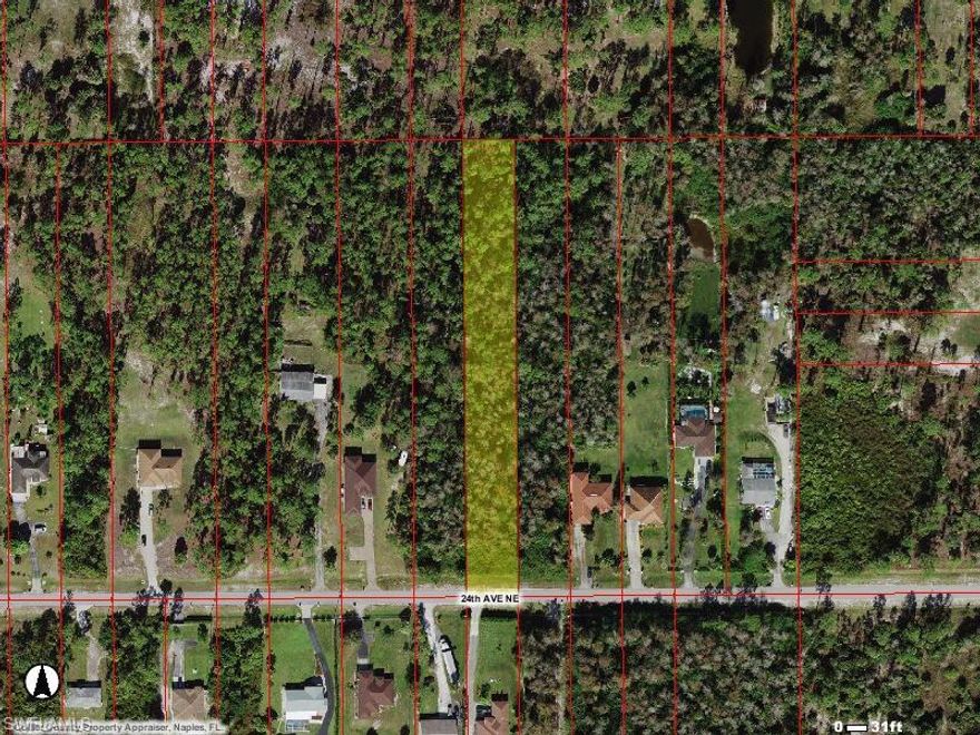 This 1.14 acre lot in Golden Gate Estates is a great location just one street south of Randall Blvd.  Less than 5 mins to the new shopping center at Everglades and Golden Gate Blvd and 5 mins to the Publix shopping center located at Randall and Immokalee Rd.  Build your dream home without HOA fees.    This property is priced as wetlands.