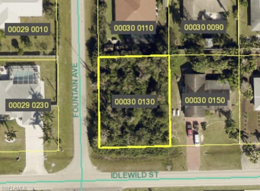 Seize this exceptional chance to own an oversized 0.30-acre corner lot on a paved road in the desirable Florimond Manor neighborhood! Whether you’re looking to build your custom dream home or invest in one of Fort Myers’ most rapidly growing areas, this spacious parcel offers the ideal foundation—with plenty of room to add a private pool, expansive patio, or lush landscaping to truly make it your own. Perfectly positioned for convenience and lifestyle, you’ll be just minutes from top-tier amenities: enjoy upscale dining at Cooper’s Hawk Winery & Restaurant, grab your organic essentials at Whole Foods Market, and take advantage of a newly renovated Publix just around the corner! Quick access to Metro Parkway and Colonial Boulevard keeps everything within easy reach, all while enjoying the peace and privacy of a tucked-away residential setting. Corner lots like this don’t come around often—especially in such a well-connected, sought-after area. Don’t miss your opportunity to build something special!