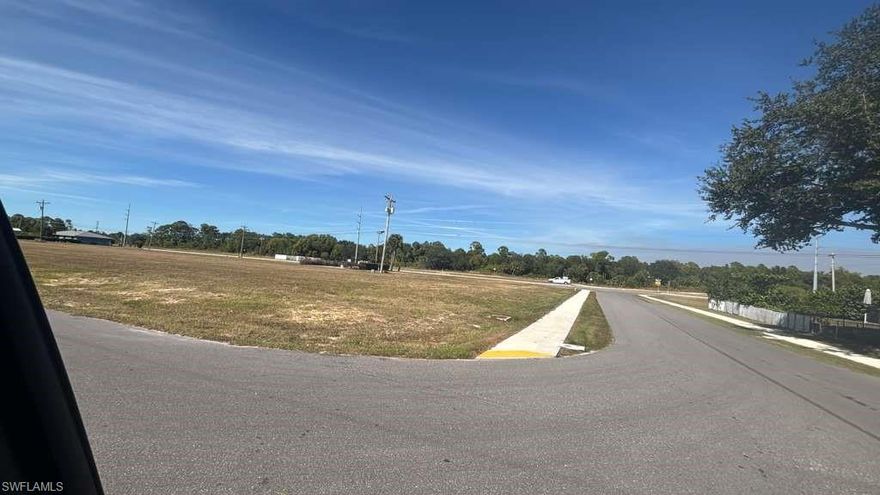 Great investment opportunity to own a commercial lot in one of the fastest-growing areas of Southwest Florida. This property offers high visibility, strong traffic counts, and immediate access to major roads, making it ideal for retail, office, service businesses, or mixed-use development. The lot features level land and public utilities available nearby (buyer to verify), providing an easy and flexible development process. Surrounded by new construction, established businesses, and expanding residential communities, this location ensures strong demand and long-term growth potential Perfect for investors, builders, or entrepreneurs seeking a strategically located commercial property with excellent future value.