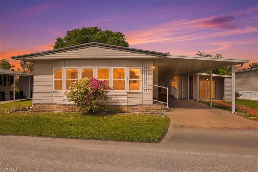 Welcome to your slice of Florida paradise in sought-after Alligator Park! This spacious and well-maintained manufactured home on an oversized lot offers the perfect blend of comfort, flexibility, and vibrant 55+ community living. The land is deeded with home.  The Community is in a non-hazard flood zone.

Situated on a quiet street just moments from the community lake, this home features an inviting exterior with mature landscaping, a covered carport, and an extended driveway for ample parking. The expansive covered patio creates a true outdoor living space—perfect for entertaining, relaxing, or enjoying the Florida lifestyle year-round.

Inside, you’ll find a bright and open floor plan with generous living and dining areas, enhanced by abundant natural light and updated flooring. The kitchen offers plenty of cabinet storage, ample counter space, and a convenient breakfast bar for casual dining.

The home includes a spacious primary suite along with additional bedrooms and multiple bonus rooms—ideal for guests, a home office, hobby space, or extra storage. A dedicated laundry area adds everyday convenience, while the flexible layout provides endless possibilities to suit your needs.

Located within the active 55+ community of Alligator Park, residents enjoy a wide array of amenities including a resort-style pool, clubhouse, shuffleboard courts, and a full calendar of social activities. The peaceful lake and well-maintained grounds create a welcoming and relaxing environment, perfect for both seasonal and year-round living.

Conveniently located near shopping, dining, downtown Punta Gorda, and Charlotte Harbor, this home offers both tranquility and accessibility.

Whether you're looking for a full-time residence, winter retreat, or affordable Florida getaway, this property is a fantastic opportunity to enjoy the best of Southwest Florida living.
Key Amenities at Alligator Park (6400 Taylor Rd):
Recreation & Social: Large clubhouse, library, puzzles, and a minihall for billiards, cards, and crafts.
Outdoor Activities: Heated pool with a handicap ramp, 25-acre "catch & release" lake, and planned shuffleboard and bocce ball courts.
RV & Living Facilities: Full hookups (30/50 amp), large concrete pads/patios, paved roads, and a large laundry facility with iron/ironing boards.
Activities: Fishing, kayaking, electric boat boating, remote control boat/plane activities, and water aerobics.
Location: Close to Punta Gorda Airport (PGD), restaurants, and shopping. There is also a 2-acre[City of Punta Gorda Park] named Alligator Creek Park at 5625 Taylor Rd that includes picnic tables and horseshoe pits. 

Don’t miss your chance to make this home yours!