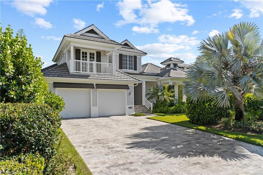 Enjoy luxury waterfront living in the heart of Naples. The timeless European design of this elegant residence blends the indoor and outdoor living spaces. Complete with boat dock, 12,000 lb. lift, parking space for 2 jet ski and direct Gulf access. The inviting floor plan blends the inside and out as the great room leads to the open-air lanai with covered dining area, summer kitchen and custom pool with spa. The gourmet kitchen is finished with custom European cabinetry, solid surface counters, Miele appliances of double wall ovens, built in espresso machine & induction cooktop. The spacious master suite features a luxurious bath with dual sinks, glass-enclosed shower complete with Hansgrohe fixtures, his and hers custom closets. Three additional guest bedrooms and a loft with full bath. Located only minutes to downtown Naples 5th Avenue & 3rd Street shopping, dining and white sandy beaches.