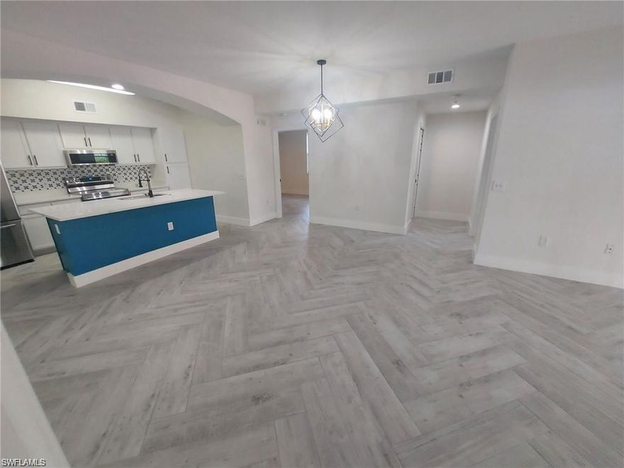 Fantastic totally remodeled 1st FLOOR, ALL TILE 3 BR 2 Bath condo in the ever-popular Fairway Preserve! This gorgeous 1st, end unit, condo features new kitchen cabinets, baths, upscale, contemporary flooring throughout, and much, much more! Plenty of closet space, along with a separate laundry room which could be utilized for storage as well. Fairway Preserve features great community amenities, including pool, exercise room, and racquetball court. 2 assigned parking spaces and one of them is a CARPORT. Just lovely! Premium location close to ALL shopping and I75 is 5 mins away! You will be so happy to call this place HOME! ****AVAILABLE JAN 20th****