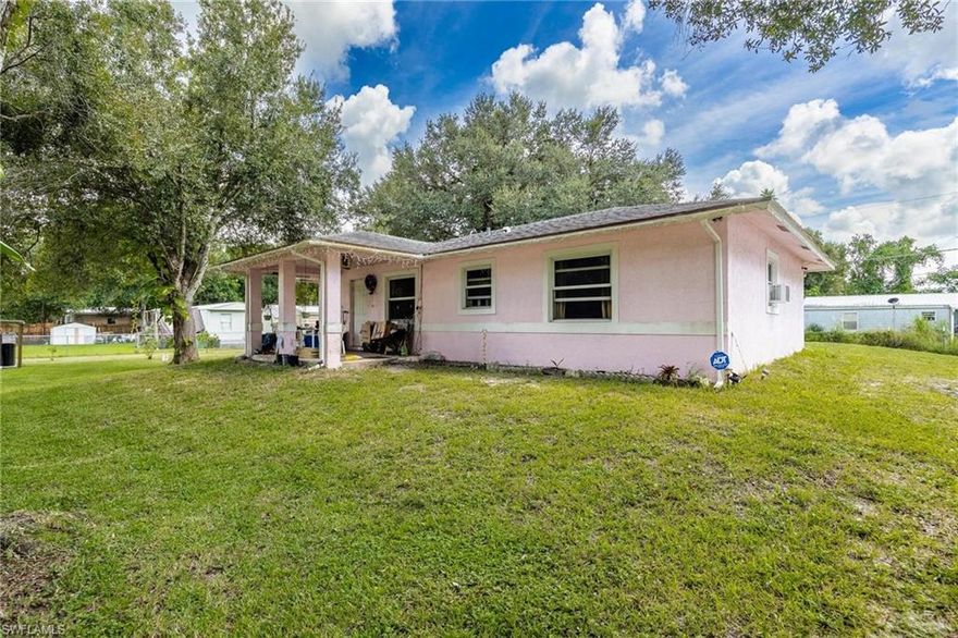 Fantastic investment opportunity in the charming, southern town of LaBelle! Located just 30 miles east of Fort Myers, this 2-bedroom, 1-bath home offers a cozy yet functional living space and is perfect for first-time buyers, those looking to downsize, or investors seeking a rental property with great potential.

Built in 2011, the home features an open floor plan that maximizes space and flow between the living area and kitchen. The kitchen is well-equipped with plenty of counter space and a desirable gas stove, perfect for those who enjoy cooking. The spacious living area offers a welcoming feel for family gatherings and entertaining.

The property sits on a large, fenced-in yard, providing privacy and plenty of room for outdoor activities. Hone has security cameras around the home as well! There are also two sheds on-site, offering ample storage for your tools, toys, or outdoor equipment. The home’s open front porch is the ideal spot to relax and enjoy LaBelle’s peaceful atmosphere during those beautiful Florida evenings.

Known for its southern hospitality and small-town charm, LaBelle is a hidden gem nestled in Southwest Florida. With its proximity to Fort Myers and just a short drive to the Gulf Coast, this location offers both a serene escape and easy access to all the conveniences of nearby cities. Whether you're looking for your next home or a smart investment, this property is brimming with potential and ready for new owners to make it their own!