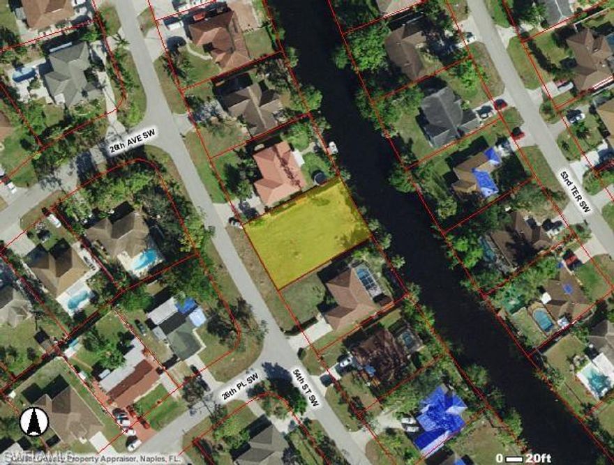 One of the few lots available in Golden Gate City. The lot is located on a canal. The current lot cleared and the FILL IS IN. Trash & phone services are available. I-75 is just 1.7 miles away, 11 miles from Mercato in North Naples, 7.5 miles from 5th Avenue, 8 miles from the beach & 28 miles from the International Airport.