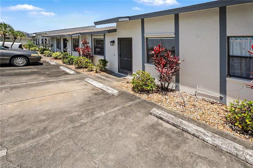 Welcome to this charming 2-bedroom, 2-bath condo located in desirable Southwest Cape Coral! Perfect for first-time buyers, seasonal residents, or investors, this great starter condo offers incredible potential with just a little updating to make it truly shine.

Inside, you’ll find a bright and inviting layout featuring two skylights that fill the home with beautiful natural light, creating a warm and airy feel throughout. The spacious living area flows seamlessly to the large screened lanai out back—an ideal spot for morning coffee, relaxing evenings, or entertaining guests.

Conveniently located within walking distance to the community pool, you can enjoy the Florida lifestyle with ease. Situated close to the public library, shopping, dining, and everyday conveniences, this location offers both comfort and accessibility.

Whether you're looking for a full-time residence, winter retreat, or investment opportunity, this Southwest Cape Coral condo is full of possibilities and ready for your personal touch!