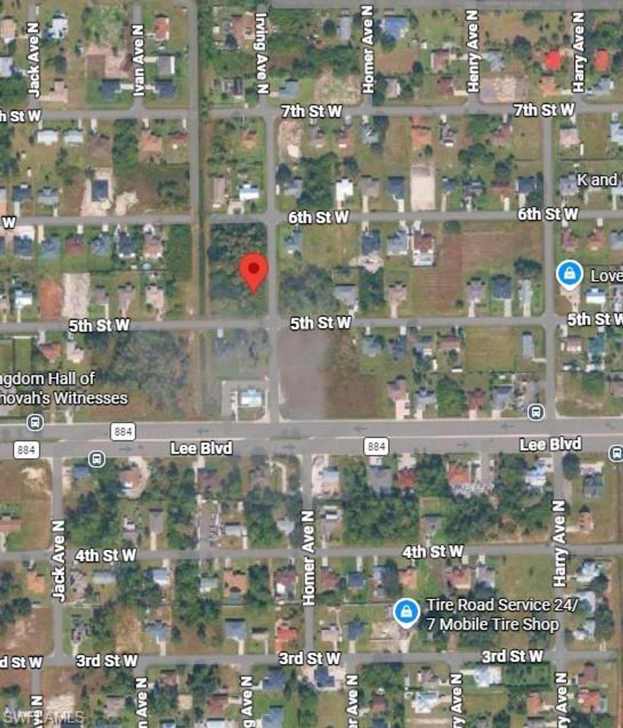 Excellent building lot in the heart of Lehigh Acres.  Located near, but not too near Lee Blvd, you are close to shopping restuarants, and all the amenities that Lehigh Acres has to offer.   Also, only a few miles from I-75 for quick access to the highway and airport.