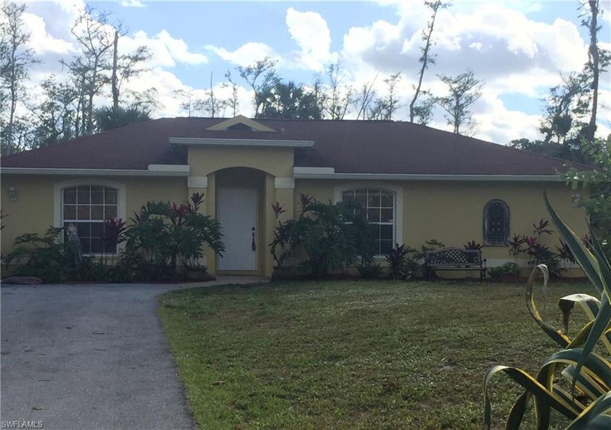 PHOTOS COMING SOON.....This charming cottage home sits on 2.27 peaceful, private acres. Enjoy the Southern Exposure from the screened lanai and patio areas. The property has a fenced front and back yard for extra privacy. Updated A/C unit, water heater, refrigerator, Stove, microwave, dishwasher, washer/dryer, granite countertops in kitchen. In addition to the main home, their is a storage building on the property. The location of this home is close to schools and offers a great amount of outside space to enjoy the Florida sunshine. The new Publix is only 7 minutes away.  THIS WILL NOT LAST LONG!