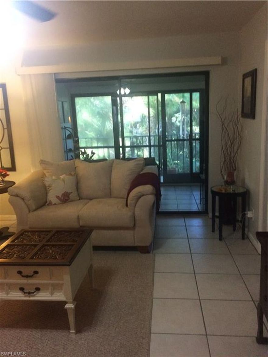 Beautiful Bonita Springs Condo in a gated community that shows like a model!  Spacious 2/2bath on the second floor with a private screened in balcony. Updated modern light cherry wood kitchen cabinets.  New Refrigerator and air conditioner. Master & guest bedrooms feature wood laminate floors. Renovated master bathroom has new modern vanity and walk in shower. Guest bathroom has tiled tub and vanity.  Tile throughout the rest of the unit. Very quiet location featuring pool, tennis courts, barbecue area, Pickleball, wifi at pool. Pine Haven Condo's have undergone significant maintenance and upgrades.  All buildings have been painted, additional parking has been added, major maintenance on pool and all porches and stairs have been replaced. Conveniently located to Bonita Beaches,  Coconut Point Mall, Miramar Factory Outlets, Mercato, Restaurants, and Southwest Regional Airport.  Parking Lot, and Tennis Courts recently resurfaced.  Additional 3'x7' storage area located on ground floor. Don't miss this great opportunity to own a piece of paradise!!