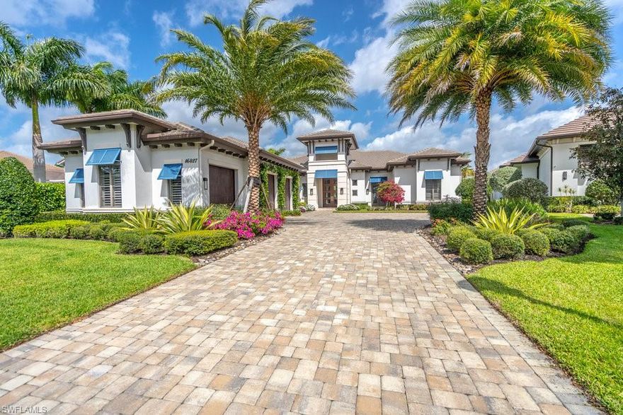 Designed by Gulf Shore Homes and professionally decorated by Freestyle Interior Designs. This one of a kind custom home located on a 100ft wide lot features 3 bedrooms + media room + office, 3 full baths, 2 half baths and comes TURNKEY FURNISHED! One of the best views of the Clubhouse as soon as you walk through the doors. Entertainers dream pool deck area with outdoor dining, summer kitchen, two TV's plus more seating. Lake view and view of holes 9 and 18. Welcome home and kick off your shoes and relax in the backyard hammock hung between two palm trees. Talis Park's golf course was designed by Greg Norman and Pete Dye and is ranked by Golf Digest as one of Florida's top 20 courses. “Vyne House” (voted Clubhouse of the year 2016 by Golf Inc. Magazine!) offers an array of fitness classes at the Core Fitness Center & Esprit Spa plus Fiona’s Market Café! Beach Shuttle service now being offered.