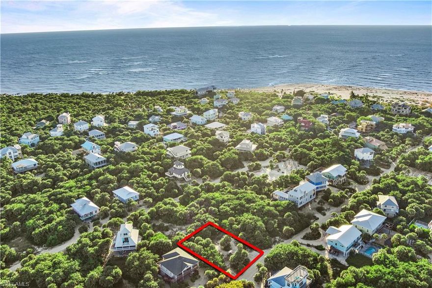 Welcome to island Paradise! This Vacant lot is located on Upper Captiva Island. Upper Captiva is only accessible by boat or fairy. The island does feature a private air strip for all you pilots out there. With multiple restaurants and bars (within walking distance) on the island this is ideal to build YOUR DREAM HOME AWAY FROM HOME! 
This lot is just a short walk, bike ride, or golf cart ride to the gulf beach and the state preserve, where you can bird watch for hours. Are you a boater? When your not out catching fish you’ll be catching some island time on the nearby beaches. This lot gives you a head start to your building cost as it has shared well rights with your next door neighbor and it is partially cleared!! if you are looking for more space, the lot to the south (connected in the rear of each property) is also for sale a could be sold as a "package deal" There are only a few lots currently for sale, so don’t miss the chance to own your piece of paradise. Call today to find out more!