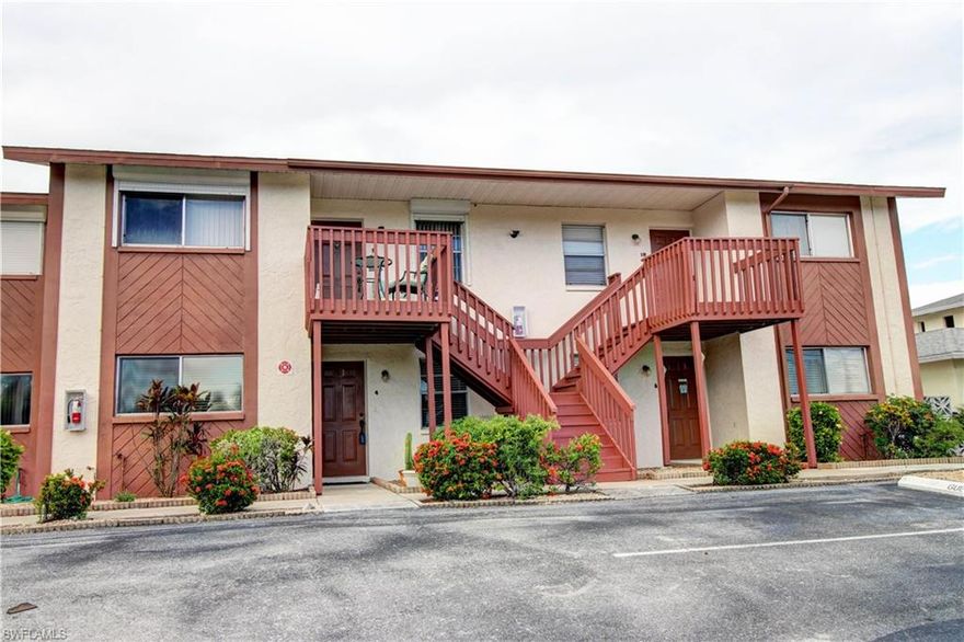 Immaculate 2 bedroom 2 bath gulf access 1st floor gulf access condo just off the Rubicon Canal. This renovated property boasts almost 1200sf of living area, totally updated kitchen with stainless steel appliances, updated bathroom, spacious living areas, large master bedroom, newer AC, lots of outdoor living area just steps to the recently renovated pool and community dock, new roof, Fantastic location just minutes to downtown Cape Coral with tons of restaurants and shopping!!