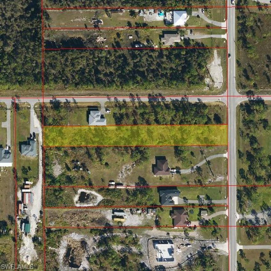 Over 1 acre in rural Golden Gate Estates. Build your home without restrictions. Located between Naples and
Ave Maria in rural collier county. Property contains both upland and wetland. Environmental report available.