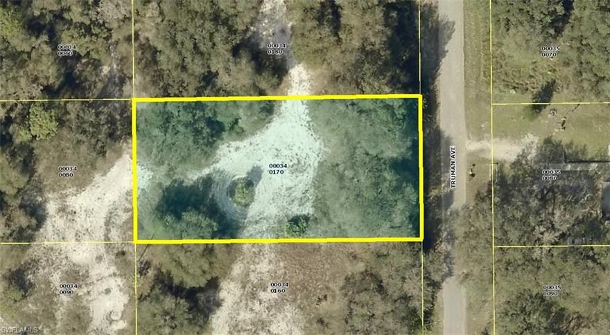 A very nice high and dry generous oversize 1/2 Acre wide & deep homesite (width 105' x 210' deep +/- ... 22,050 Sq. Ft.) in a very quiet area of single family homes in LEHIGH ACRES. This property is mostly mature oaks and pines mostly cleared interior behind the street side trees clear with low secondary growth and grasses with Eastern morning sunrise views at the front of home site, highly desirable Western views at the rear of the homesite along with quick and easy access to Joel Boulevard, Palm Beach Boulevard (State Road 80), Lee Boulevard, shopping, restaurant, employment, medical care, SWFL International Airport, Caloosahatchee River, boating, beaches and all that beautiful Southwest Florida has to offer. County maintained paved roads with power and phone lines at the street. Build your dream or vacation home now and/or save this special oversize 1/2 PLUS Acre home-site for later. Don't miss this unique opportunity to purchase this premium home-site for only $11,995 with $0 (ZERO) down, no credit check or income verification for ONLY $98.00 per month payment. Personal checks OK. Take a second look soon ... you'll be so glad you did.