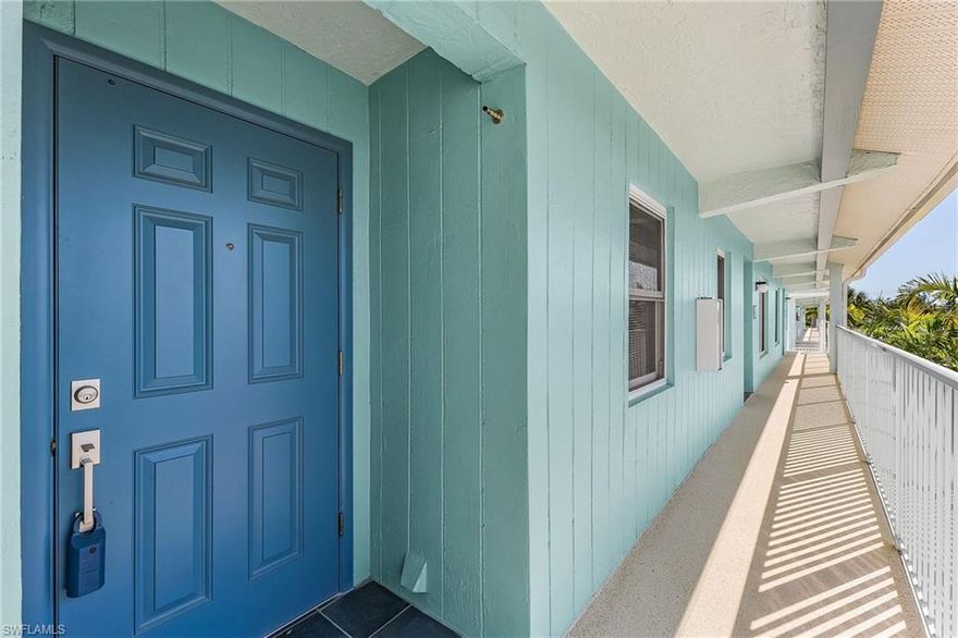 Beautiful second floor unit in Fisherman's Wharf.  2 bedrooms, 2 baths, with a screened porch and covered parking.  This complex offers a pool, boat storage, and your own dock.  Great Gulf access, just minutes to San Carlos Bay.  This condo is right in the middle of downtown St James City.  Close to all the restaurants and bars.  And by boat you are in easy reach of Sanibel, Captiva, Ft Myers Beach, and Cayo Costa.