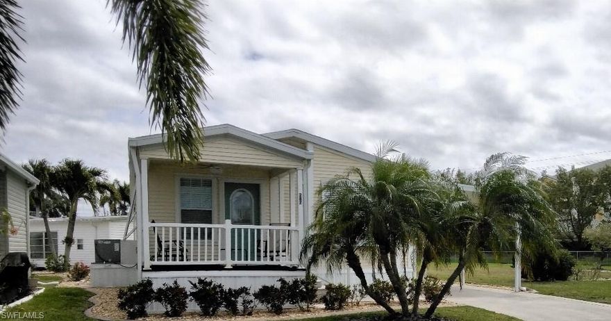 Completely renovated and well maintained turnkey 2BR/2BA  in Thunderbird 55+ mobile home park.  You own your land in Thunderbird and the community has a low monthly HOA of $100.00 which includes wifi.

This meticulous home has new white shaker kitchen cabinets with new granite countertops, new luxury plank flooring, fresh paint and detailed door and crown molding trim.  Enjoy a master bedroom ensuite that accommodates a king size bed with an entire wall of closet space.  The home has an open floor plan with vaulted ceilings. Enjoy indoor full size washer and dryer accommodations. 

Also included is a large quality custom built carport which offers enough room for your car, outdoor living space and dining area. Also included is an 8x10 durable shed.  

All quality furnishings stay with the house, which is spotless and move in ready. The location is convenient to shopping restaurants and close proximity to Fort Myers Beach and Sanibel Island.

This home is priced to sell.