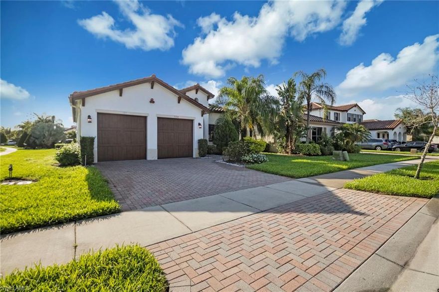 Welcome home to 5114 Genoa St in Ave Maria, featuring the popular Almanor floor plan. This well-appointed single-story home offers 3 bedrooms, 2.5 bathrooms, a 2-car garage, and 1,929 sq. ft. of living space, ideally situated on a premium corner lot. Designed for comfortable living and entertaining, the home showcases soaring 12-foot ceilings, abundant natural light, large-format tile flooring throughout the home, crown molding, and plantation shutters. The spacious kitchen is the centerpiece of the home, complete with upgraded cabinetry with
crown/valance detail, thick quartz countertops, subway style backsplash, and enhanced recessed lighting. The primary suite offers a relaxing retreat with an oversized walk-in closet and an en-suite bathroom featuring dual vanities and a large soaking tub with separate large shower. Conveniently located near Ave Maria’s town center, residents enjoy easy access to shopping, dining, community events, and Ave Maria University. Maple Ridge residents have access to The Club at Maple Ridge, offering a resort-style pool, fitness center, pickleball courts, grilling area, sauna, and more, along with nearby parks, trails, sports courts, and everyday conveniences.