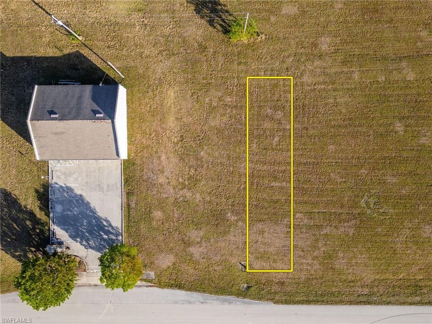 This "double" lot of 50'x125' is listed in the upcoming Pine Island Road District, and is currently zoned as CC! The busy Del Prado/Pine Island Road intersection is just blocks away. This cleared, vacant, commercial lot is ready as an investment- or ready to build for your business! Can be sold in coordination with other listed neighboring lots!