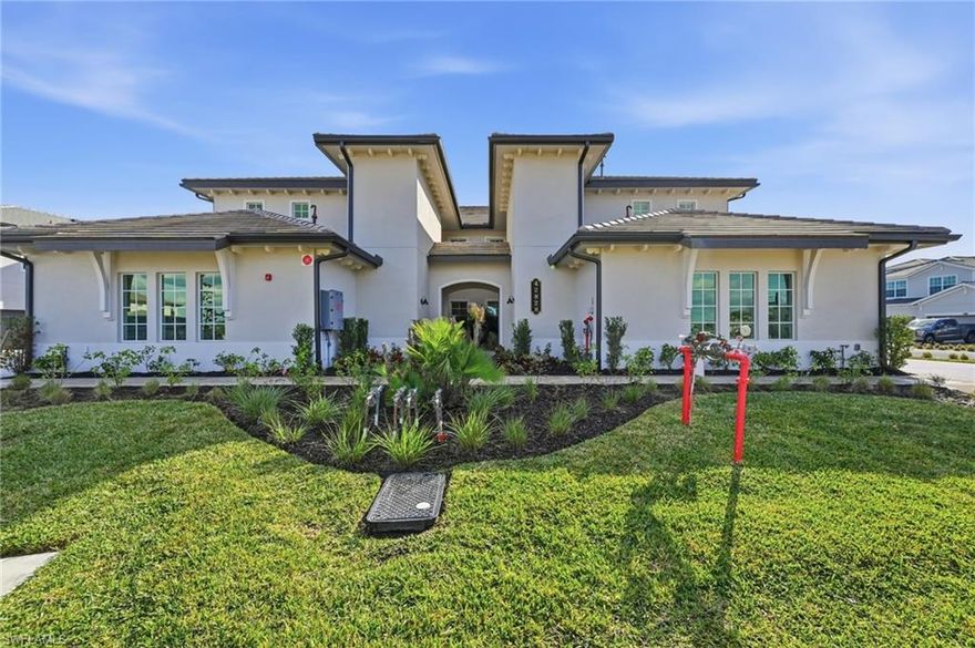 THIS COACH HOME IS READY FOR YOU NOW!! Willowgreen at Babcock Ranch is moments from bustling Founder’s Square and Lake Babcock, offering an elegant selection of coach homes which exude warmth and charm . This two-story townhome is the only plan in this collection to feature a private elevator. Found upstairs at the heart of the home is a spacious Great Room, which connects to the casual and formal dining areas, a modern kitchen and an attached lanai. Nearby is the serene owner’s suite with a private bathroom and outdoor access. Down the hall are two large bedrooms and a quiet study ideal for at-home work. This coach home offers Natural gas for the stove, dryer & tankless water heater. Virtual tour, photos & rendering are of model & are used for display purposes only