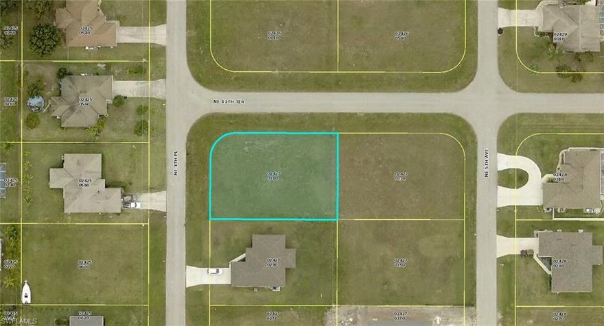 Cleared corner lot.  The Florida lifestyle is waiting for you. Build your dream home and enjoy all the amenities Cape Coral has to offer. Convenient to shopping and the many restaurants Cape Coral has to offer. Vacant Land sales are HOT and are continuing to rise!! BUY NOW to build now or invest now for your future SWFL dream home. Cape Coral is one of the fastest growing areas of the West Coast of Florida, and new construction is booming.