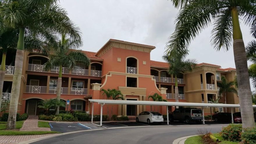 Move-in ready furnished condo at the popular Reflection Key gated community offers 2 bedrooms and a den, 2 baths, open great room, carport, and storage closet.  This lovely first floor condo has tranquil views off the lanai of lawn and landscaped area. Features of the condo include tile throughout the living area, carpeted bedrooms, wood cabinets, solid surface counters, recently replaced dishwasher, dryer and A/C unit, and wind-rated windows. Fantastic location close to Fort Myers Beach and Sanibel, along with restaurants, shopping, and entertainment.  Community amenities include pool, spa, tennis courts, clubhouse, play area, exercise room, billiards room, and clubhouse.  Enjoy coffee every Thursday morning with your friendly neighbors. Gated access on property to Lakes Park where there are bike and canoe rentals, children's play area, walking paths, and a Farmers' Market in the winter months.