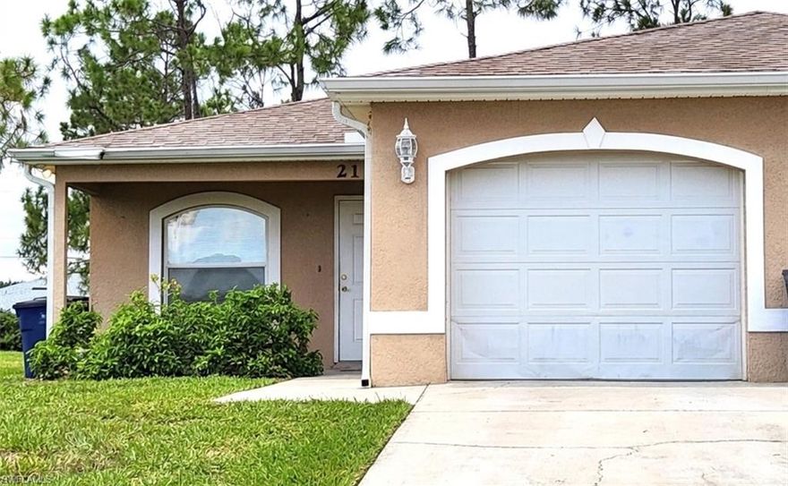 Freshly Refurbished 3/2/1 Duplex in Prime West Lehigh – Available Now!
LOCATION, LOCATION, LOCATION! Experience the best of West Lehigh in this bright and spacious 3-bedroom, 2-bathroom home. A 1-car garage with automatic opener. Perfectly positioned for a quick commute, you are just minutes from I-75, Fort Myers, schools, restaurants, medical facilities, and shopping. Situated close to Westminster Golfing Community.
This unit features a desirable open floor plan that has been professionally cleaned and refreshed. Neither side is occupied.  The neighboring unit is undergoing refurbishment—ensuring a clean, updated environment for the entire property. Outside will be painted as well.
Requirements:  $40 Background and credit check required for all occupants 18+. Household gross income must be at least 2.5x the monthly rent.