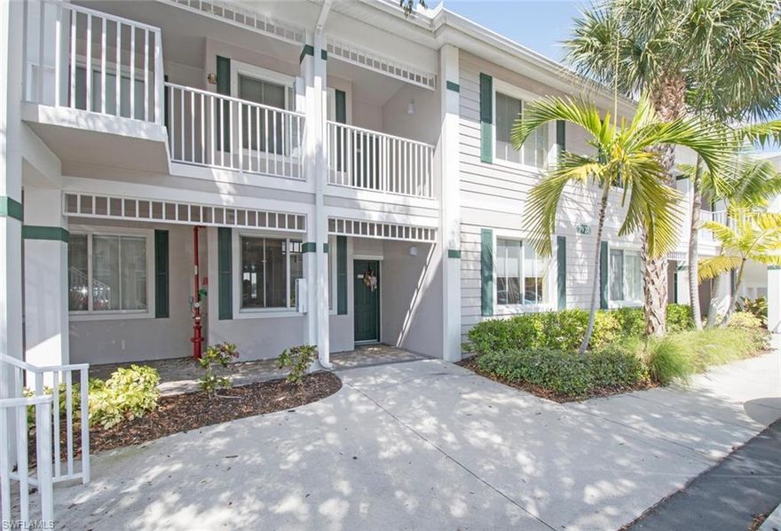 If you’re looking for the best deal hands down, look no further.  Meticulously maintained and turnkey furnished, this 2 bedroom plus den gem is the one property you should have on your list!  Brand new furniture was selected by the sellers and they have continued to make improvements since they purchased. Some of the features and upgrades include brand new GE stainless steel appliances, new A/C in 2014, new hot water heater in 2015, plantation shutters in the great room, frame-less shower doors, beautiful bamboo flooring in Den and Great Room, built-in office furniture in the den as well as slider privacy doors with a pull-out couch to accommodate visitors. The Greenlinks community has so much to offer with a resort pool, clubhouse, fitness center, shuffleboard, bocce ball, and tennis courts. Owners are also eligible for 42 rounds of golf per year on the Flamingo or Mustang courses which includes use of the driving range and putting green.  You can walk to Sam Snead's Tavern and Grill which is located right next door.  There is also an on-site rental program with management on the property.  Quick access to downtown Naples and beaches or Marco Island.