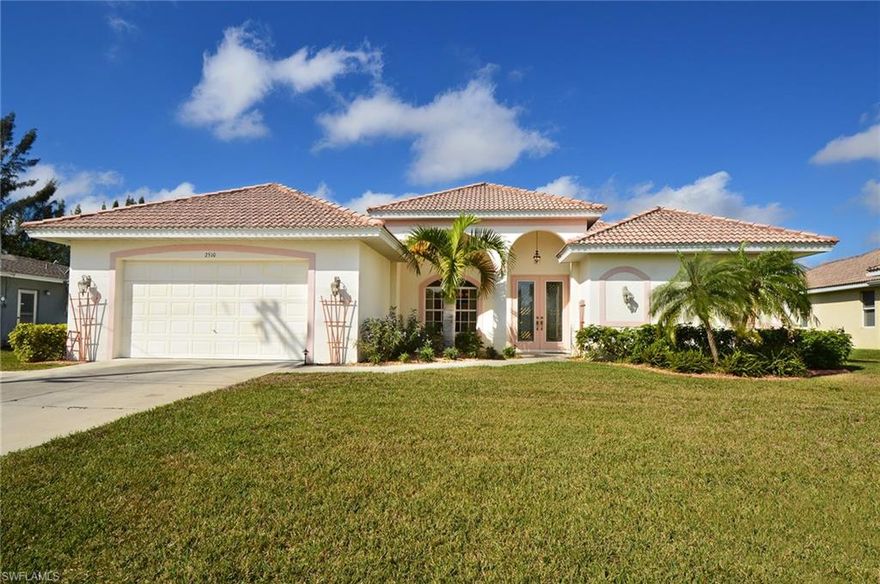 H.11425 - Stunning lake views from this gorgeous 3 bedroom 2 full bath home being sold TURNKEY!  Embrace the Florida lifestyle as you enjoy gorgeous sunsets while floating in the pool or relaxing in the spa!  Sit down on the dock with your morning coffee and enjoy the tranquil views and wildlife.  This home is perfect for entertaining as it has a large kitchen with butler's pantry,  stand alone ice maker and sliding glass doors that bring the outside in.  Many upgrades to the home including new pool filter and heater, appliances, energy efficient air con system, landscaping and outdoor lighting....This home is a MUST SEE!