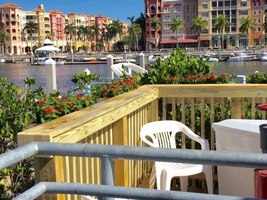 Wet slip for sale in the conveniently located Docks on Fifth Marina adjacent to the Hyatt House Hotel.  Within walking distance of Olde Naples shops and restaurants.  On-site restrooms, water, ice and electric.  Gated parking area.  This marina does allow lifts with association approval.