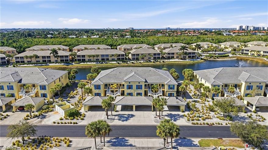 Welcome to Lucaya, where coastal living meets comfort and convenience! This meticulously maintained first-floor corner unit condo is close enough to the beach to enjoy fresh coastal air as soon as you step outside. Constructed of solid concrete block and offering serene lake views, this home has proven itself to be a standout property in a prime Southwest Florida location. The condo features two bedrooms plus an open den and an inviting open floor plan that captures wide lake views and abundant natural light. Neutral finishes, ample storage, and a bright, clean interior create a move-in-ready space that feels both welcoming and functional.  Enjoy resort-style amenities just footsteps from your door, including a resort-style pool, fully equipped fitness center, and clubhouse. The gated community of Lucaya is conveniently located off McGregor Boulevard, placing you near the best dining, shopping, beaches, and healthcare that SWFL has to offer. This is an exceptional opportunity to enjoy easy, low-maintenance living in one of the area’s most desirable locations. HOA includes exterior and flood insurance. Call today for a private showing!