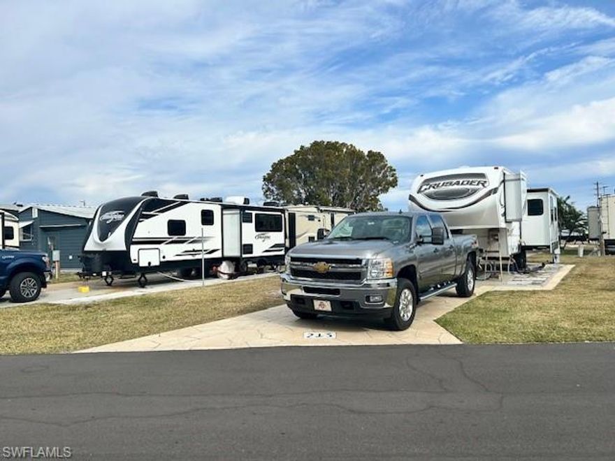 Welcome to your perfect Florida retreat! This beautiful RV lot is ideally situated on a desirable two-way street, offering easy access and effortless back-in convenience. Fully equipped with updated power and ready for your RV, this property makes settling in simple so you can start enjoying the Florida lifestyle right away.

Located just minutes from stunning beaches, shopping, dining, and local attractions, you’ll love the convenience as much as the location.

Set within an active and friendly 55+ community, you’ll enjoy resort-style amenities including two sparkling pools, pickleball courts, tennis, boat storage, and a full calendar of social events and activities. Whether you prefer relaxing by the pool, staying active, or meeting new friends, there’s something here for everyone.

Don’t miss your chance to own a slice of sunshine and experience the very best of Florida living!