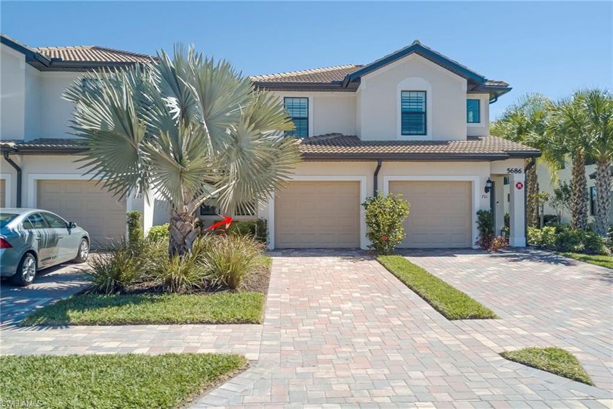 EXTREMELY MOTIVATED SELLERS!  
Located in highly sought-after 55+ Del Webb community, this first-floor “EGRET” model CARRIAGE home (2BR + Den /2BA) offers the perfect blend of luxury, comfort, & breathtaking natural beauty ~ PRICED AT THE LOWEST PRICE FOR THIS 2023 BUILT Model!!

Start every morning with coffee & UNFORGETTABLE SUNRISES from your private screened lanai. This PRISTINE END UNIT features ZERO-corner sliding glass doors, that seamlessly extend the living space outdoors, showcasing SERENE LAKE VIEWS, ABUNDANT FLORIDA WILDLIFE & sounds of Nature, and picturesque scenery of golf course (6th hole).

Step inside to a light-filled open-concept layout with tile flooring throughout and elegant finishes. Just off the entry, glass French doors lead to a versatile den—ideal for a home office or hobby room. The great room is enhanced by a wood accent wall, creating warmth and character.

The GOURMET KITCHEN is truly the "heart of the home", featuring quartz countertops, stainless steel appliances, upgraded cabinetry, tile backsplash, custom pull-out drawers, & a large center island perfect for entertaining.

The spacious owner’s suite offers peaceful views, a large walk-in closet, & an en-suite bath with dual vanities & a walk-in shower. The guest bedroom also features a walk-in closet & is conveniently located near the second full bath with tub/shower combination.

Additional highlights include:• Epoxy-finished garage floor• A Great location just steps from South Park (where you can enjoy an amazing baseball field, 2 Tennis courts, Bocce, walking trails & Platform/stage for weekly Yoga & Pilates for the community) & a fenced dog park!

Mayflower Condo HOA fees include: water, sewer, cable, building maintenance and insurance, fire alarm monitoring & repairs, roof & exterior paint reserves, pest control, & landscaping.

EXCLUSIVE to CARRIAGE homeowners: enjoy a private pool & grilling area~perfect for relaxing & connecting with neighbors.  Residents also enjoy full Del Webb amenity access, including:• Resort-style zero-entry pool, lap pool, spa• Steam and dry sauna rooms• Fitness and movement studios (Yoga, Pilates, and more)• Library, café, & beauty salon• Pickleball, tennis, bocce ball• The "Grand Hall" event center with catering kitchen• Golf simulator, billiards, cards, and meeting rooms• A vibrant calendar of social clubs and community events. Dine at the Rusty Putter at Panther Run Golf Club or explore nearby Ave Maria Town Center, our Beautiful Catholic Church, shopping, restaurants, Publix, community parks, water park, local events, and Ave Maria University activities open to the public. MIDTOWN now features NCH Urgent Care, Ace Hardware, Dunkin Donuts, Oil Well Brewery, Ledo's pizza, Coldstone Creamery, gas station & more!

Experience Resort-Style Living, vibrant community life, and natural beauty all in one place ~~ PARADISE is waiting ~~ WELCOME HOME to Del Webb and Southwest Florida!  ~MOVE-IN READY & PRICED TO SELL~