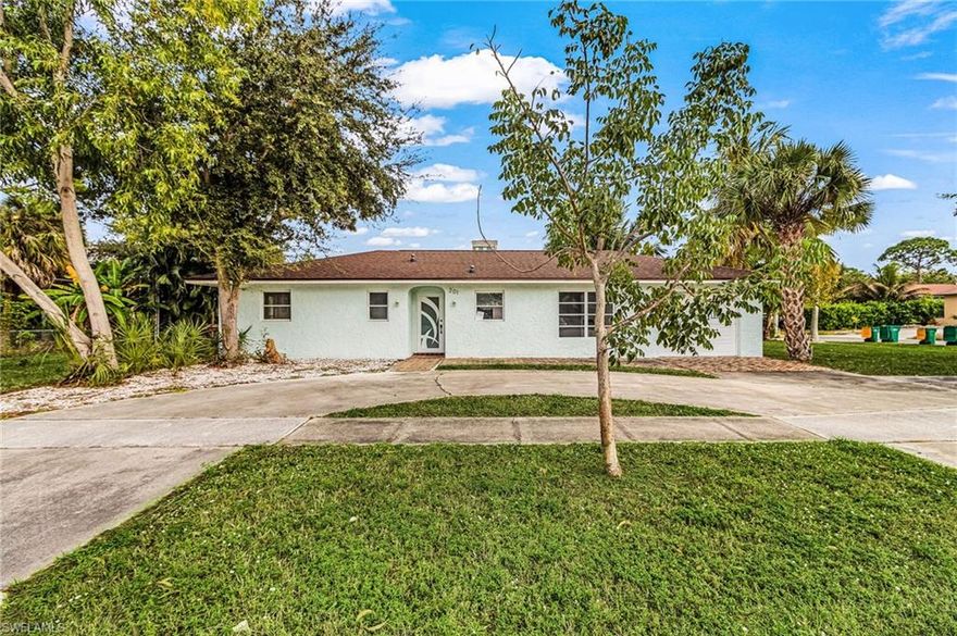 Located in the heart of Marco Island, this 2-bedroom, 2-bath home with a den presents an exciting opportunity to create a space that reflects your vision. The property features lots of natural light, an updated kitchen, laminate flooring throughout, and a 1-car garage. Just minutes from white-sandy beaches, parks, golf, shopping, dining, and schools. The property is sold As-Is, Where-Is. Seller has no knowledge; buyer should perform their due diligence and make their own assessments.