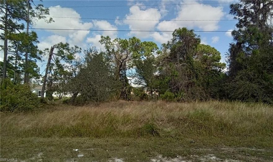 Build your dream home, or invest in your future, on this beautiful DUPLEX lot in Lehigh Acres community. This lot is located just minutes drive from Walmart, and downtown Lehigh Acres. Elementary and Middle school just 5 min drive and Lehigh Senior High school just 3 mins away. Enjoy the stunning Florida Sunsets on this oversized lot. This lot is also just a short car ride to both the Boston Redsox & Minnesota Twins spring training facilities, International airport, Downtown & Central Fort Myers, Fort Myers Beaches, Sanibel/Captiva Islands, Miromar Outlets, Gulf Coast Town Center, Labelle, and Pine Island/ Matalacha area. Location, Location and best price on market!