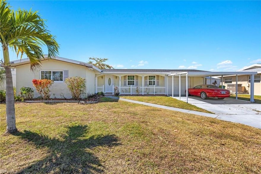 Water Front Home on Fresh Water Canal, well maintained, lots of potential for first time home buyer or investor. Everything in the house as viewed stays and this is an AS IS SALE the property is inherited by out of town siblings. Lockbox is on the porch railing. 3rd bedroom is converted garage. Large yard with a beautiful Orchid Tree and fenced in yard, WIC in Master. Doors for hallway closet are in the Laundry Closet. Cute enclosed porch.