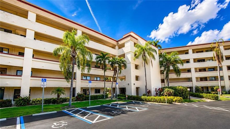 Welcome to resort-style living in one of Fort Myers’ premier 55+ communities! This spacious MOVE-IN READY, 2-bedroom, 2-bath TURNKEY FURNISHED condo offers the perfect blend of comfort, convenience, and an incredibly active lifestyle. Ideally situated on the 3rd floor with access via common elevator, this beautifully maintained residence showcases stunning water views, updated tile flooring, fresh interior paint, plantation shutters, and an interior utility room with full-size washer and dryer for everyday convenience. Massive sliding glass doors in the living and dining areas frame the water views while filling the home with natural light, creating a bright and welcoming atmosphere throughout. Extra storage located just off the Florida Room provides additional space for seasonal items and golf gear.

The stunning kitchen features hardwood cabinetry, granite countertops, an efficient layout with excellent storage and functionality, and an updated ceiling with attractive cloud lighting that adds warmth and character to the living space. The spacious primary suite offers a walk-in closet along with a thoughtfully designed bath featuring a separate shower/water closet room, updated shower with frameless glass door, and spacious vanity area. Guests will appreciate the privacy of the split-bedroom layout along with the convenience of the adjacent guest bath featuring an updated vanity and combination tub/shower.

Beyond the home itself, the community amenities are truly exceptional! Residents enjoy bundled golf with no green or trail fees on the 18-hole executive golf course, along with 4 Har-Tru tennis courts plus 2 hard-surface courts, bocce, shuffleboard, billiards, pottery, lapidary, ceramics, woodworking shops, card and poker rooms, exercise room, library, and six heated pools. The on-site restaurant hosts happy hours, dinners, karaoke, trivia nights, and social gatherings, while the community’s full social calendar includes live music, movies, dances, clubs, and organized activities year-round.

Additional highlights include guard-gated entrances, a fully fenced community for added peace of mind, and private bus service for shopping trips, beach excursions, and more. Fees cover nearly everything except electric, making for easy, low-maintenance living. Conveniently located in the heart of Fort Myers, you’ll be just minutes from local theaters, Southwest Florida International Airport, and countless shopping and dining destinations — with several restaurants and stores even within walking distance!

Whether you’re looking for a full-time residence, seasonal getaway, or simply a place where there’s always something to do and new friends to meet, this home offers an incredible opportunity to enjoy the very best of Southwest Florida living. Relax by the pool, enjoy a round of golf, join in on the endless social activities, or simply unwind and take in the water views from home — this is the lifestyle you’ve worked hard for and deserve!