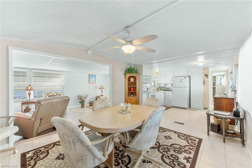 Stop Renting Your Winter and start Owning Your Florida Lifestyle!  Discover relaxed Southwest Florida living in this beautifully updated manufactured home located in the friendly and active 55+ community of Riviera Colony.  Major improvements have already been completed — including a new roof, new carport with hurricane tie downs, HVAC system, and water heater — so you can move in with confidence and focus on enjoying your time in paradise.  This inviting home offers a comfortable layout, abundant natural light, and easy-maintenance living — perfect for year-round residents or seasonal escapes.  Best of all? You own the land — no land lease fees. That means long-term security and added value.

With a low quarterly fee of just $395, you’ll enjoy a well-maintained community where neighbors become friends and pride of ownership shows.

Located just 6 miles from Naples’ beautiful white-sand beaches and minutes from 5th Avenue’s dining, shopping, and entertainment, you’re close to everything — yet tucked away in a peaceful setting.

Whether you’re looking for a winter retreat or a simpler full-time lifestyle, this home offers comfort, convenience, and true Florida ease.