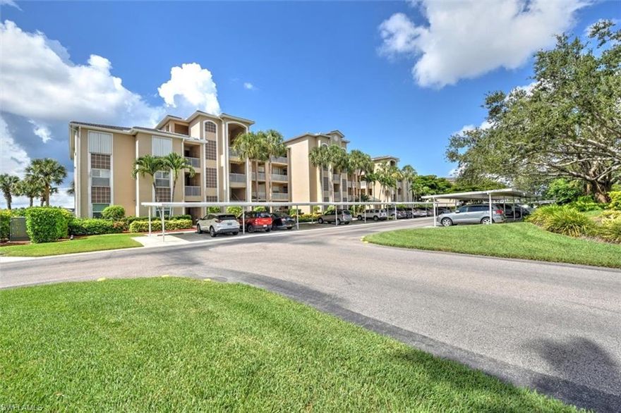 You will love this beautiful 2nd floor condo.It is being sold partially furnished. The furniture that stays is the Living Room, the TV Stand, Recliners, Island Stools, Bedroom Furniture, Dining Room the Kitchen Table and Chairs, and the Lanai Furniture.  This unit has only been used  for a few weeks each year. There is new carpet in the Bedrooms and new fans in the Master Bedroom and Living Room. This is a great bundled golf community with 36 holes and so much more to offer.  This great community has 9 pools, 8 Tennis courts, Pickleball Courts, a new Workout Facility and 4 Restaurants. They offer entertainment with dancing at this upscale friendly community.