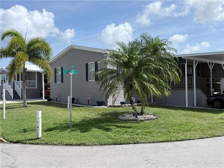 Located in a desirable 55+ gated waterfront community, this beautifully maintained home offers resort-style living with direct Gulf access. Community amenities include a marina, private boat ramp, boat slips, clubhouse, community pool, shuffleboard courts, and boat/RV storage.

This home is being sold TURNKEY, making it move-in ready and perfect for seasonal or full-time living. As an added bonus, the sale includes a golf cart with a new lithium battery.

The low HOA fee covers many conveniences, including water, sewer, trash, community pool, recreational facilities, grounds maintenance, private roads, and professional management, providing easy and worry-free living.

A wonderful opportunity to enjoy Florida waterfront living in a friendly and active community. You truly have to see it to appreciate it.

Personal affects will be removed prior to closing.